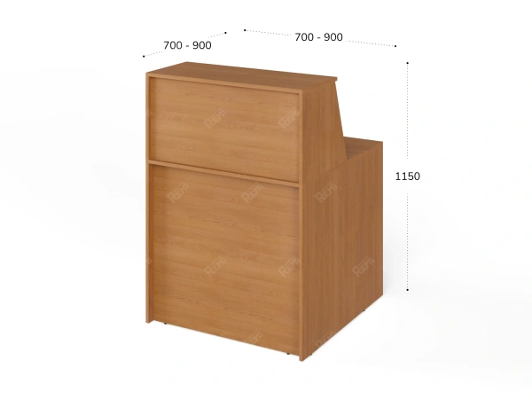 UNITY РРП4-7-7-VISH Прямой квадратный блок ресепшн 70 UNITY 700х700х1250