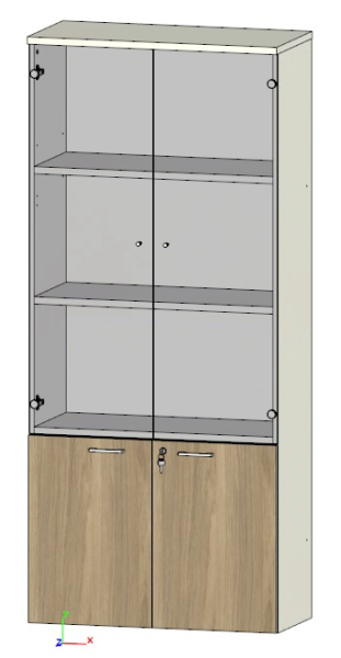 Шкаф высокий комбинированный CLF520