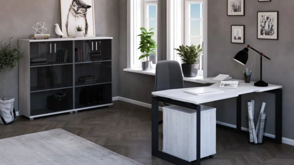 Кабинет руководителя Аргентум-МП Сосна винтер/Антрацит