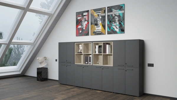 Кабинет руководителя Кортез Кронберг/Графит Кабинет руководителя Кортез Кронберг/Графит