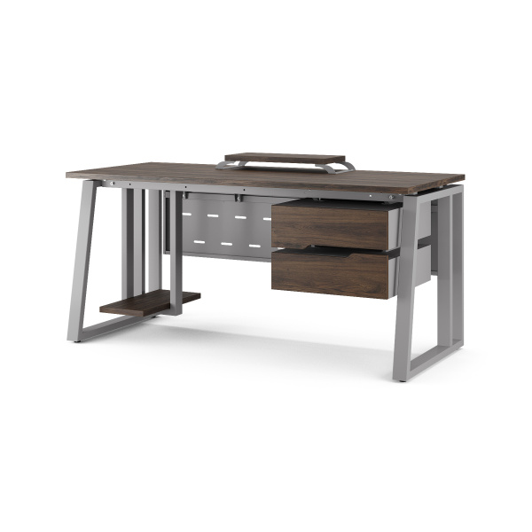 Стол компьютерный Kobor KTS2-80/60 aluminum/charlston Стол компьютерный Kobor KTS2-80/60 aluminum/charlston