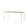 Стол офисный Kobor AB-100/80 white/natural