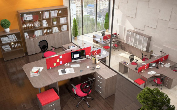 Мебель для персонала XTEN Дуб Бофорд