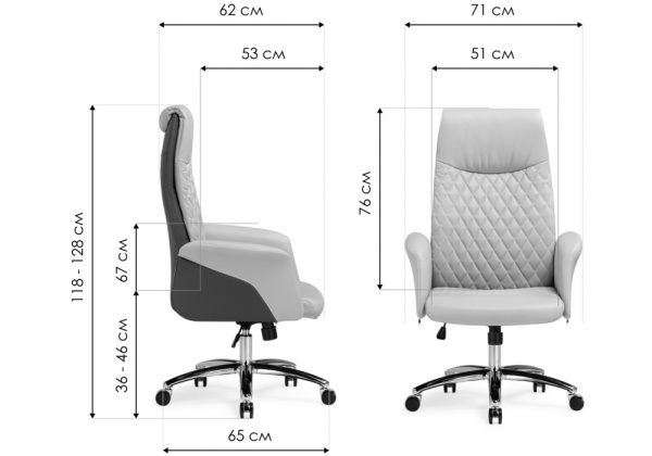 Офисное кресло Avrora beige / brown Офисное кресло Avrora beige / brown