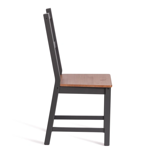 Стул Соната / Sonata chair массив сосны, 41х50х95 см, антик /графит