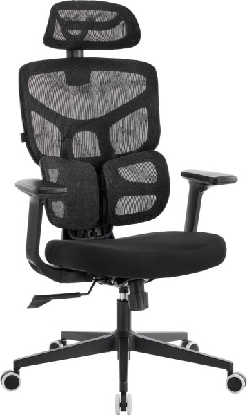 Эргономичное кресло Everprof Omega Black Сетка Черный