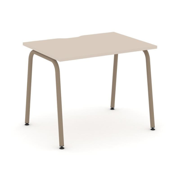 Estetica Стол рабочий ES.SP-1-VK Капучино/Металл Латте 980*730*750 Estetica Стол рабочий ES.SP-1-VK Капучино/Металл Латте 980*730*750