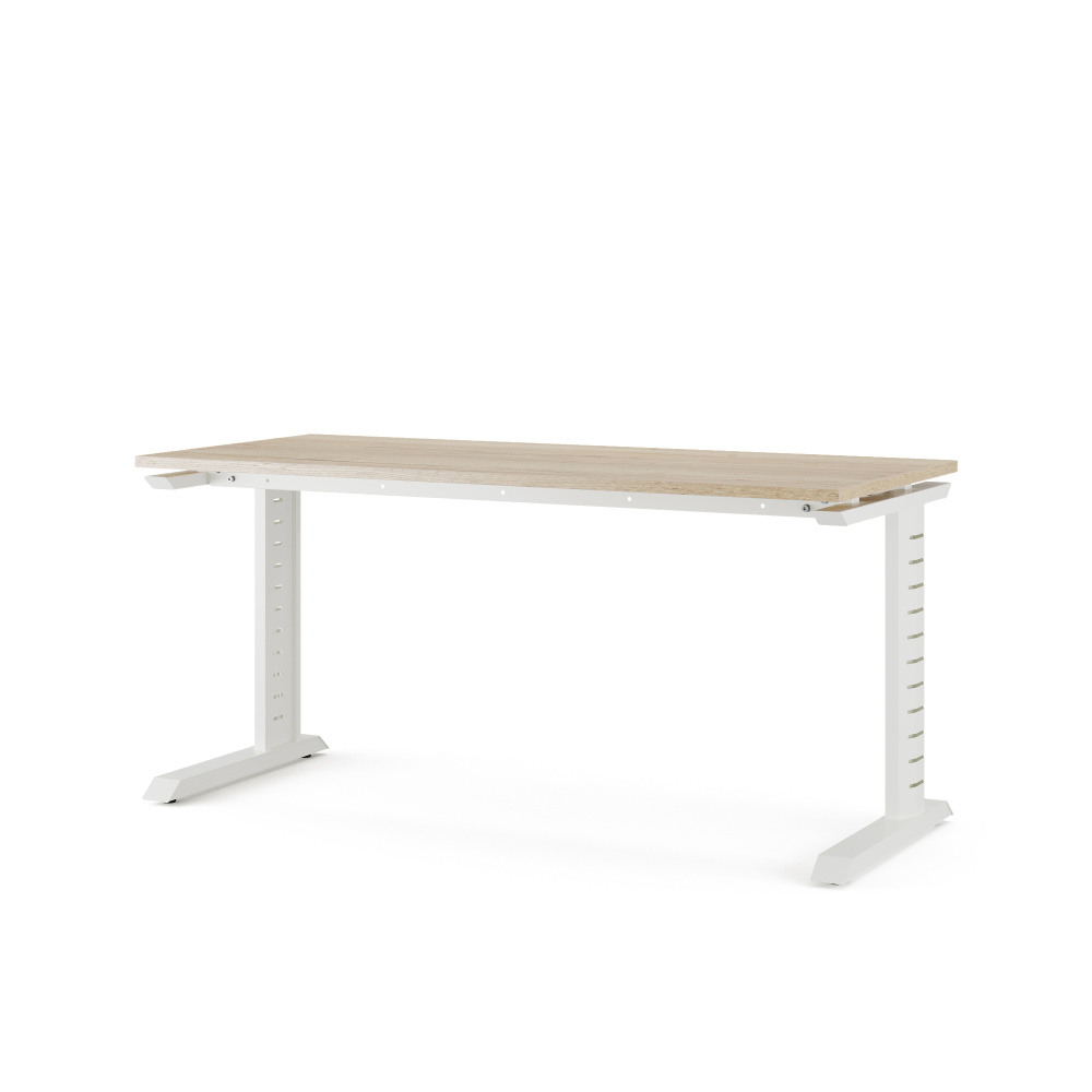Стол офисный Kobor L2-140/70 white/natural