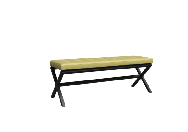 Next Банкетка двухместная NLT.L-2 Korfu 14/Металл Антрацит 1300x380x480