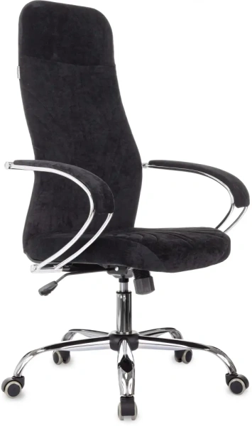 Кресло руководителя Бюрократ CH-610SL черный Light-20 крестов. металл хром Кресло руководителя Бюрократ CH-610SL черный Light-20 крестов. металл хром