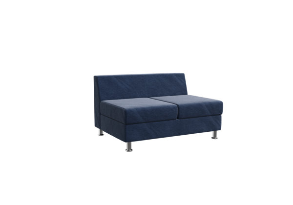 Prime Диван без подлокотников двухместный PR.D-2 Kardif 028 1100х770х720 115х80х64см