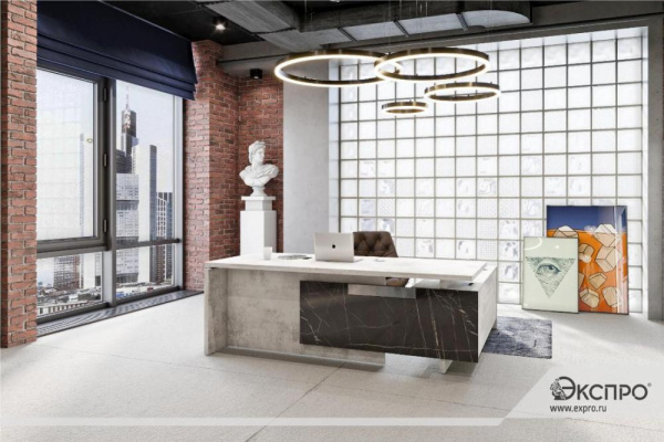 Кабинет руководителя Festus Хромикс Белый