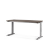 Стол офисный Kobor L2-80/60 aluminum/charlston