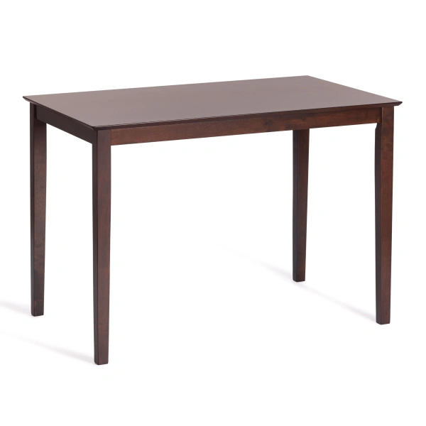 Обеденный комплект Хадсон (стол + 4 стула)/ Hudson Dining Set дерево гевея/мдф, стол: 110х70х75см / стул: 44х42х89см, cappuccino (темный орех), ткань кор.-зол. (1 Обеденный комплект Хадсон (стол + 4 стула)/ Hudson Dining Set дерево гевея/мдф, стол: 110х70х75см / стул: 44х42х89см, cappuccino (темный орех), ткань кор.-зол. (1