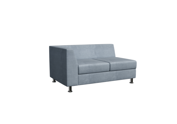 Prime Секция с подлокотником двухместная правая PR.SP-2 (R) Enzo 994 1300х770х720