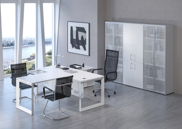 Кабинет руководителя ONIX DIRECT Белый Бриллиант