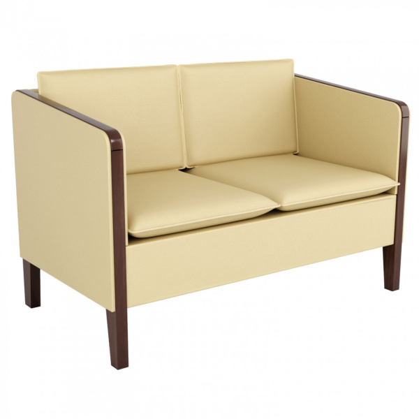 Диван двухместный Brazilia 1275x710x730 бежевый