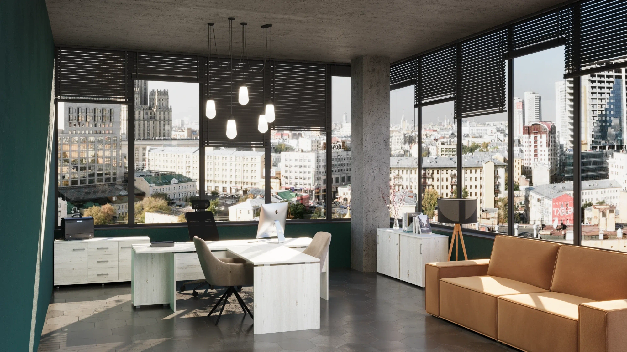 Кабинет руководителя Аргентум Сосна винтер