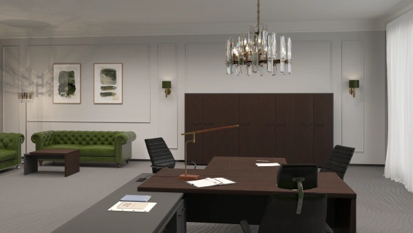 Кабинет руководителя Кортез Дуб венге/Графит Кабинет руководителя Кортез Дуб венге/Графит