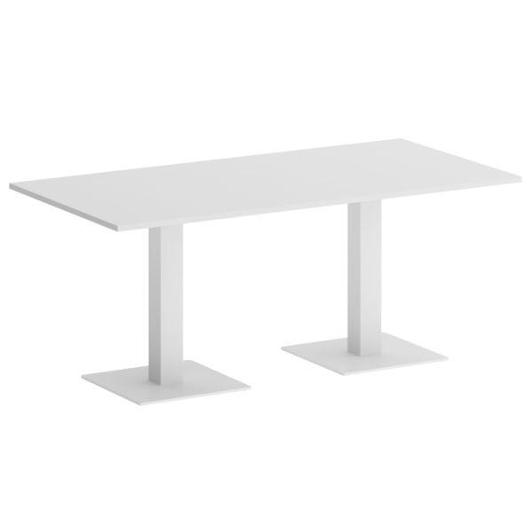 Home Office Стол прямоугольный VR.SP-5-180.2 Белый Бриллиант/Металл Белый 1800*900*753 Home Office Стол прямоугольный VR.SP-5-180.2 Белый Бриллиант/Металл Белый 1800*900*753