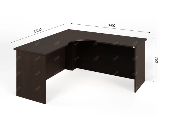 UNITY PСТ16-16 ВЕНГЕ Офисный стол угловой Универсальный 1600х1600х750 UNITY PСТ16-16 ВЕНГЕ Офисный стол угловой Универсальный 1600х1600х750