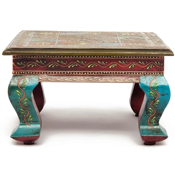 Столик Secret De Maison HAVELY ( mod. BJ-001) дерево манго, 30x30x17 cm, этническая роспись Столик Secret De Maison HAVELY ( mod. BJ-001) дерево манго, 30x30x17 cm, этническая роспись