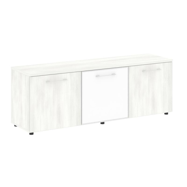 Yalta Тумба модульная LT.TS-3.4 white Снежная Патина/Стекло White 1642*450*580