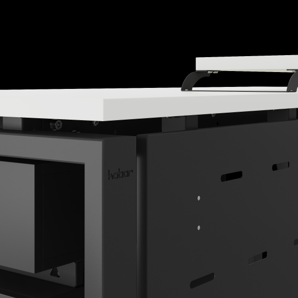 Стол офисный Kobor P-140/70 black/premium Стол офисный Kobor P-140/70 black/premium