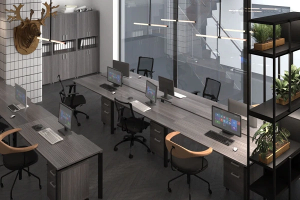 Кабинет руководителя Аргентум-М Лиственница/Антрацит