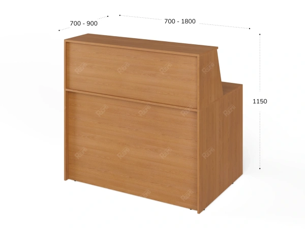 UNITY РРП2-9-10-VISH Прямой блок ресепшн 90-100 1000х900х1250