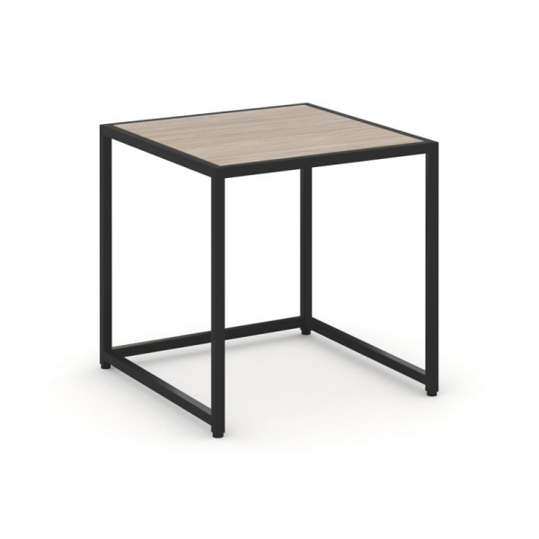 Loft Стол журнальный VR.L-SJK-50 Дуб Аттик/Металл Черный 500*500*500