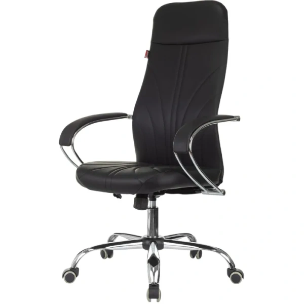 Кресло VB_EChair 655LT SL/TPU черный экокожа крестов. хром Кресло VB_EChair 655LT SL/TPU черный экокожа крестов. хром