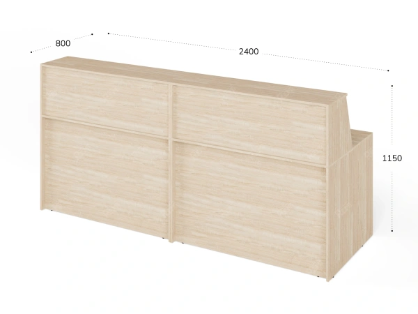 UNITY РРП9-8-24-DS Двойной ресепшн 2400х800х1150