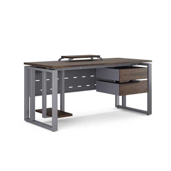 Стол компьютерный Kobor KO2-180/80 graphite/charlston Стол компьютерный Kobor KO2-180/80 graphite/charlston