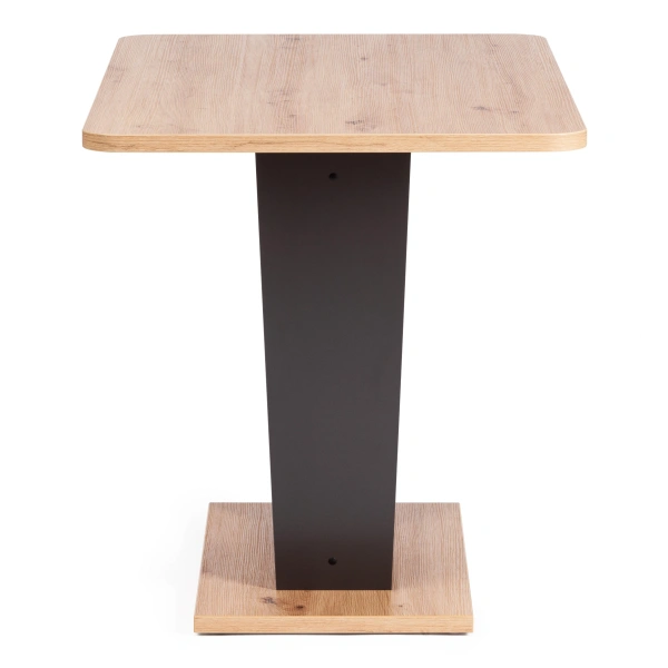 Стол обеденный TIBI нераздвижной ЛДСП, 68,6 х 110 х 75 см, Дуб артисан/Графит