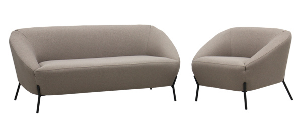 Диван двухместный с подлокотниками Брокко