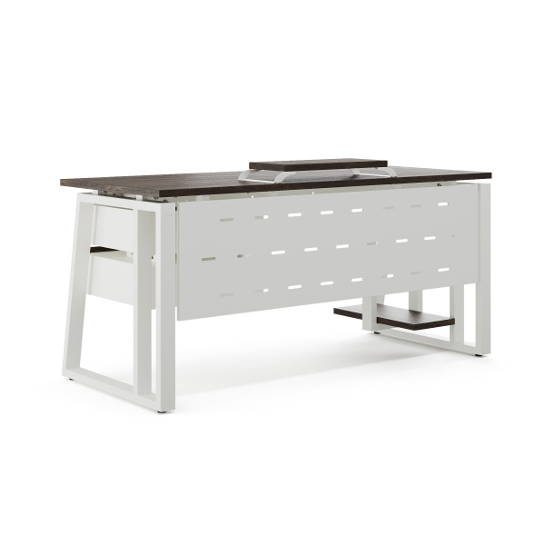 Стол компьютерный Kobor KTS2-180/80 white/charlston