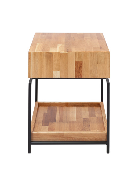 Тумба прикроватная KARIN, черный, дуб Тумба прикроватная KARIN, черный, дуб