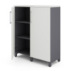 Шкаф распашной Kobor HR/3-90/60/M graphite/premium Шкаф распашной Kobor HR/3-90/60/M graphite/premium