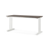 Стол офисный Kobor T-160/80 white/charlston