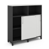 Шкаф открытый Kobor HK/2/1-120/40/M black/premium Шкаф открытый Kobor HK/2/1-120/40/M black/premium