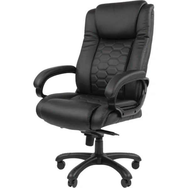 Кресло ТП 641 экокожа,черный,пластик,механизм МБ