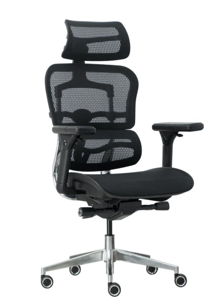 Офисное эргономичное поворотное кресло SPARX FM-1 Transformer Black / Black