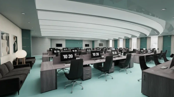 Кабинет руководителя Аргентум-МП Лиственница/Белый