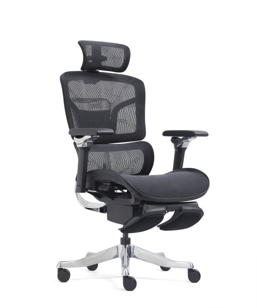 Офисное поворотное кресло SPARX FX-27 Evil FT Black / Black