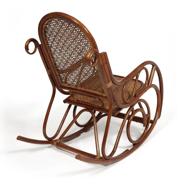 Кресло-качалка MILANO (разборная) / без подушки / ротанг top quality, 58x136x103 см, Pecan (орех) Кресло-качалка MILANO (разборная) / без подушки / ротанг top quality, 58x136x103 см, Pecan (орех)