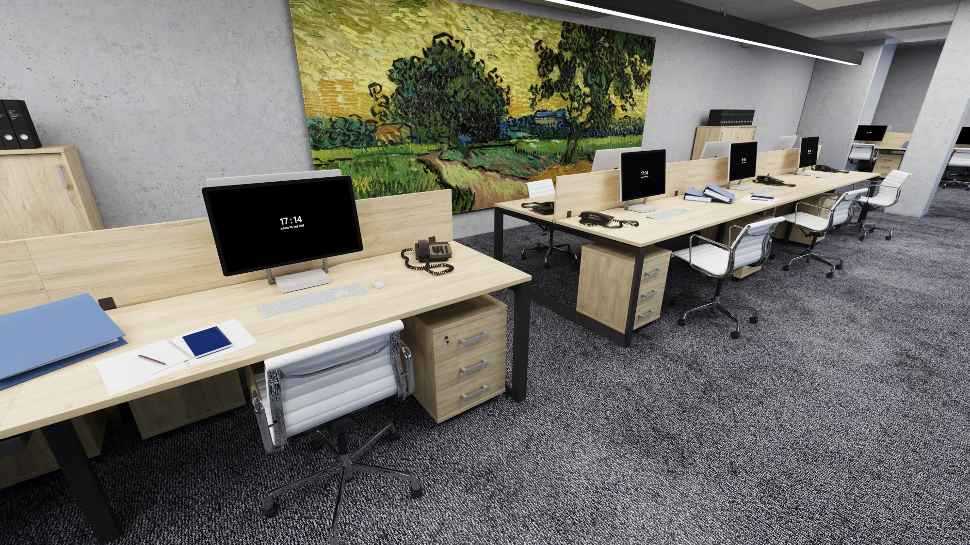 Кабинет руководителя Аргентум-МП Баттл Рок/Антрацит