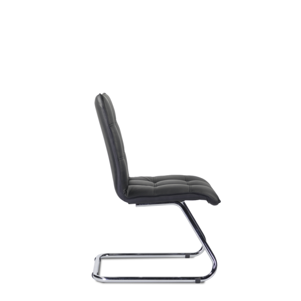 Стул К13 Фигаро Н/п хром S-0401 (черный)