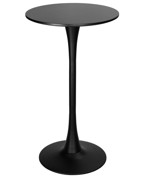 Стол барный MIA BAR (черная столешница, черное основание)