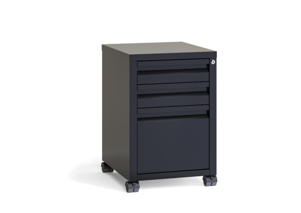 Riva Metal Тумба мобильная металлическая RM.TM-21 Металл Антрацит 440*494*658